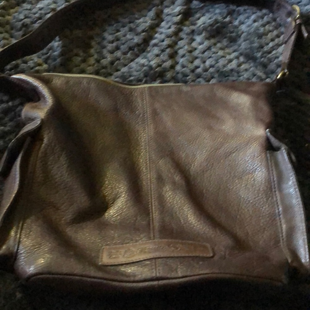 Fossil brown leather purse